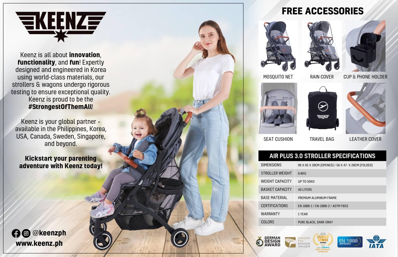 Keenz air plus cabin stroller sale