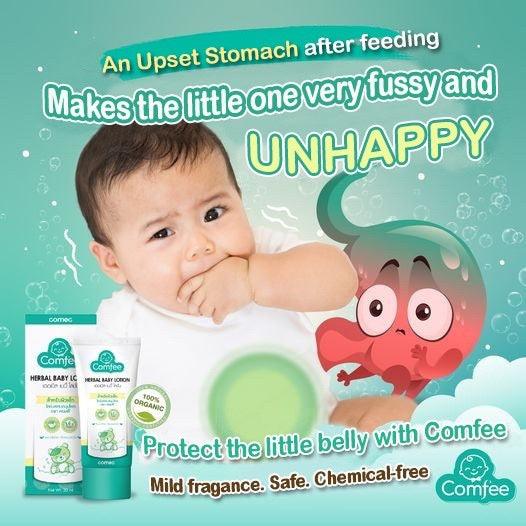 Khun Comfee Herbal Baby Lotion / Anti Bloat Soothing Gel | The Nest Attachment Parenting Hub