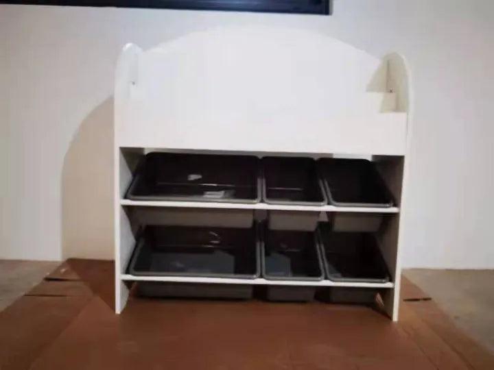 Kiddie Station Cary Book Shelf & 2 Layer Toy Storage 920A | The Nest Attachment Parenting Hub