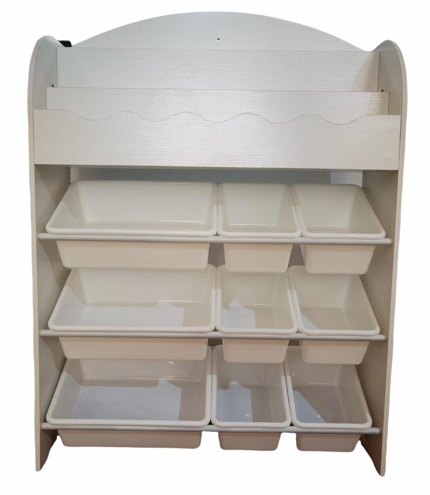 Kiddie Station Cary Book Shelf & 3 Layer Toy Storage 920B | The Nest Attachment Parenting Hub