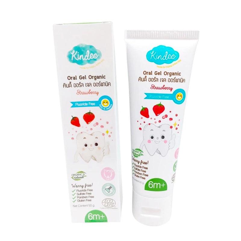 Kindee Oral Gel Organic Strawberry 6m+ | The Nest Attachment Parenting Hub