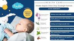 Kindee Organic Onion Drop Good Night Formula 0m+ | The Nest Attachment Parenting Hub