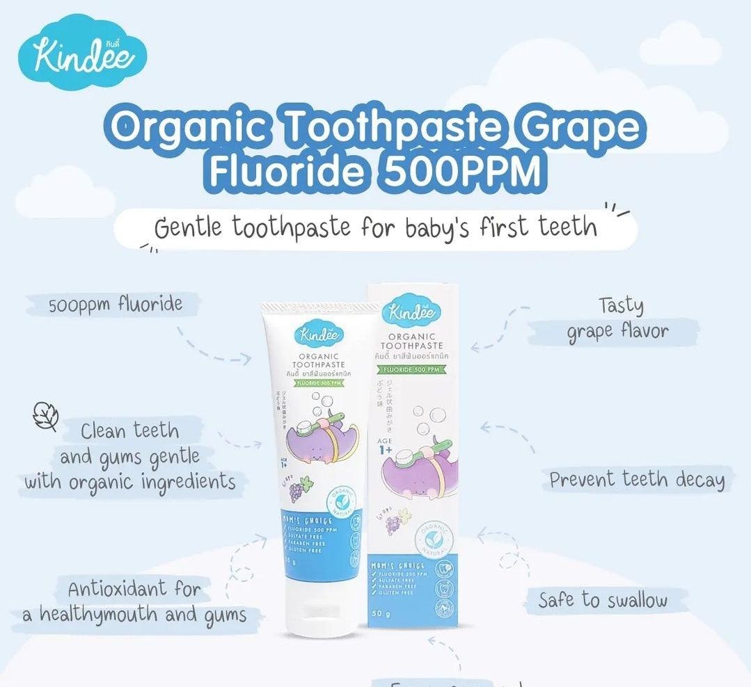 Kindee Organic Toothpaste 1y+ | The Nest Attachment Parenting Hub