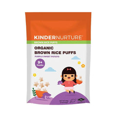 KinderNurture Organic Brown Rice Puffs 40g 9m+ | The Nest Attachment Parenting Hub