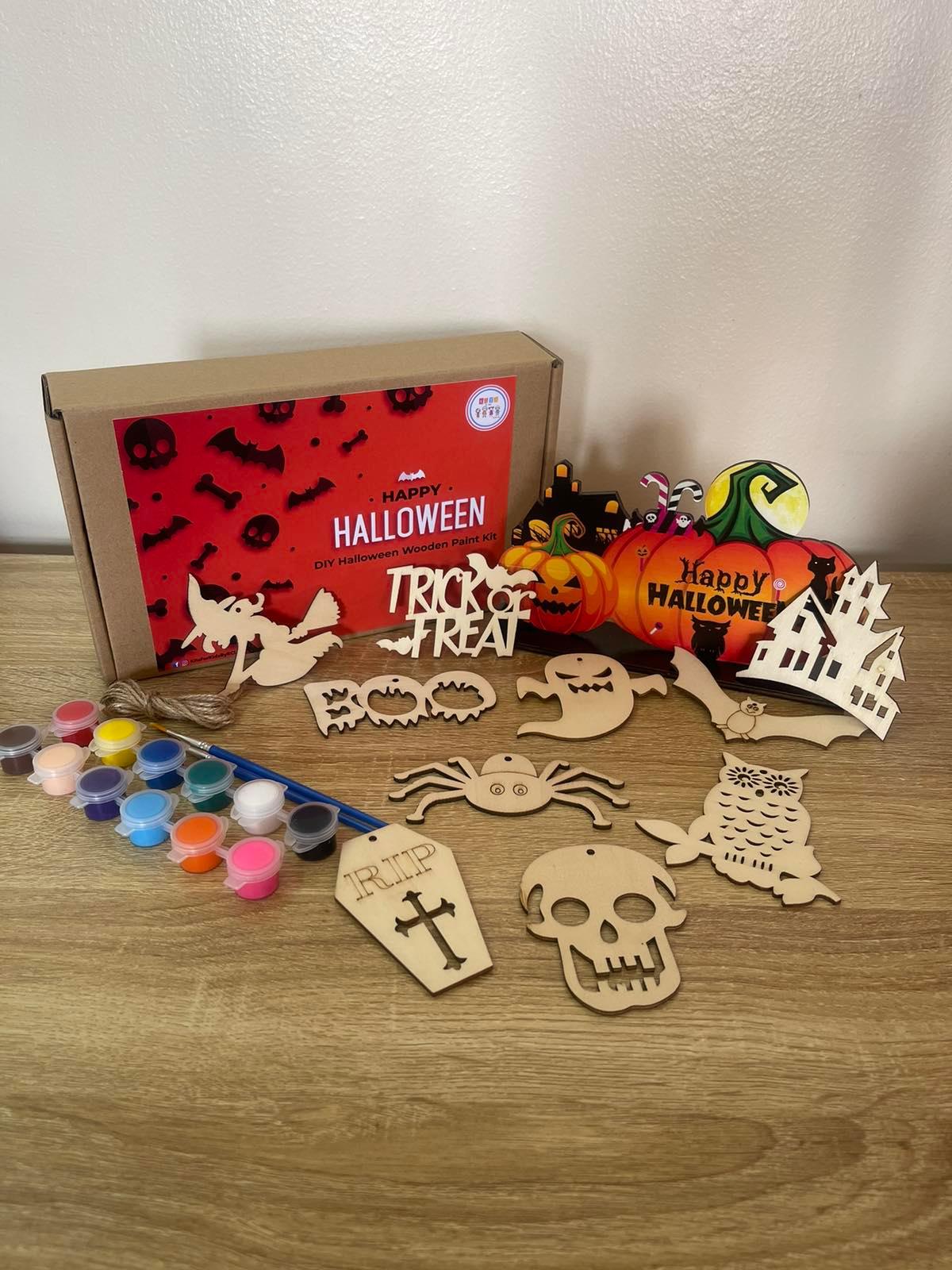Kits for Kids DIY Halloween Wooden Decor Painting Kit 3y+ | The Nest Attachment Parenting Hub