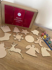 Kits for Kids DIY Yuletide Wooden Decor Painting Kit 3+ | The Nest Attachment Parenting Hub