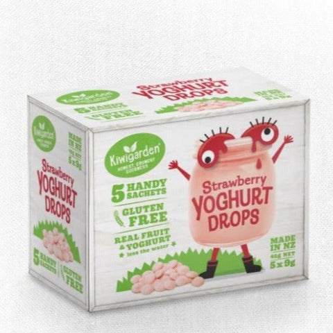 Kiwigarden Strawberry Yoghurt Drops 5x9g | The Nest Attachment Parenting Hub