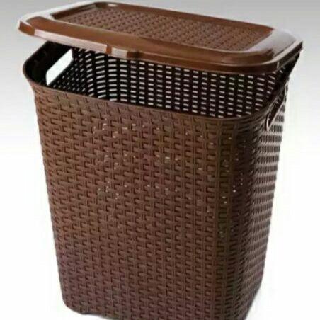 Klio Bamboo Weaved Laundry Basket KL-0306C | The Nest Attachment Parenting Hub