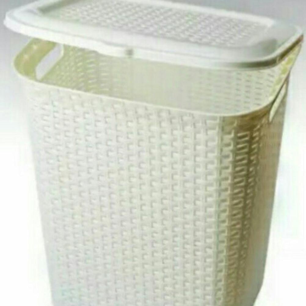 Klio Bamboo Weaved Laundry Basket KL-0306C | The Nest Attachment Parenting Hub