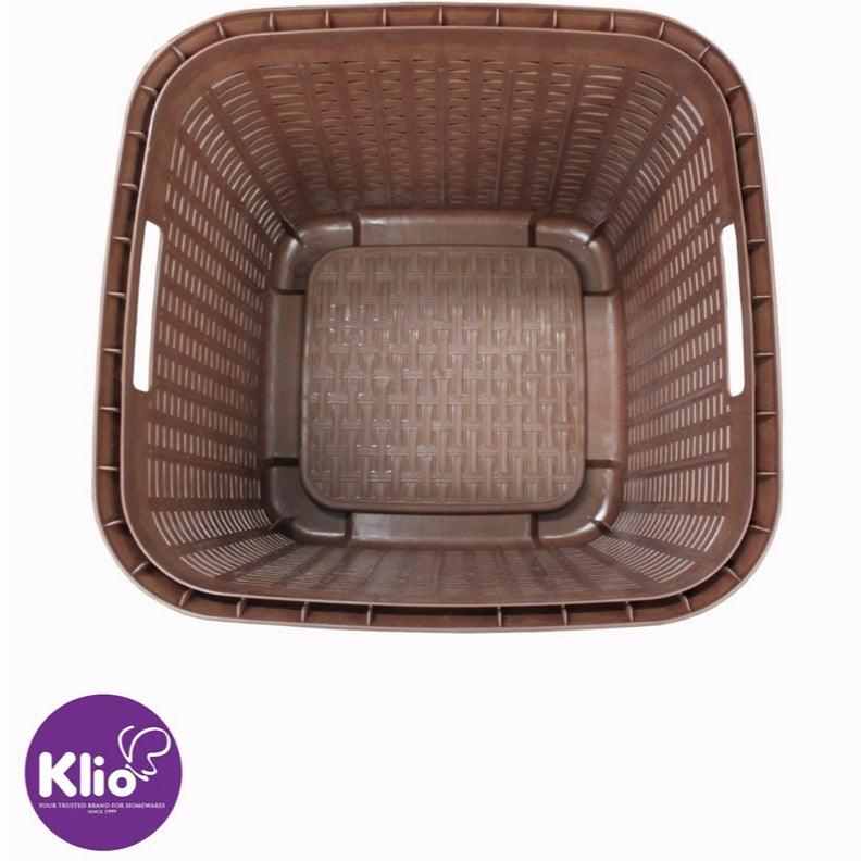 Klio Laundry Basket BN Weave Short KL-H001-R | The Nest Attachment Parenting Hub