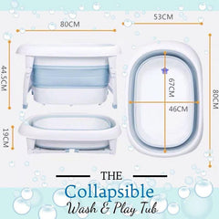 Knicknacks Baby Collapsible Wash & Play Bath Tub | The Nest Attachment Parenting Hub