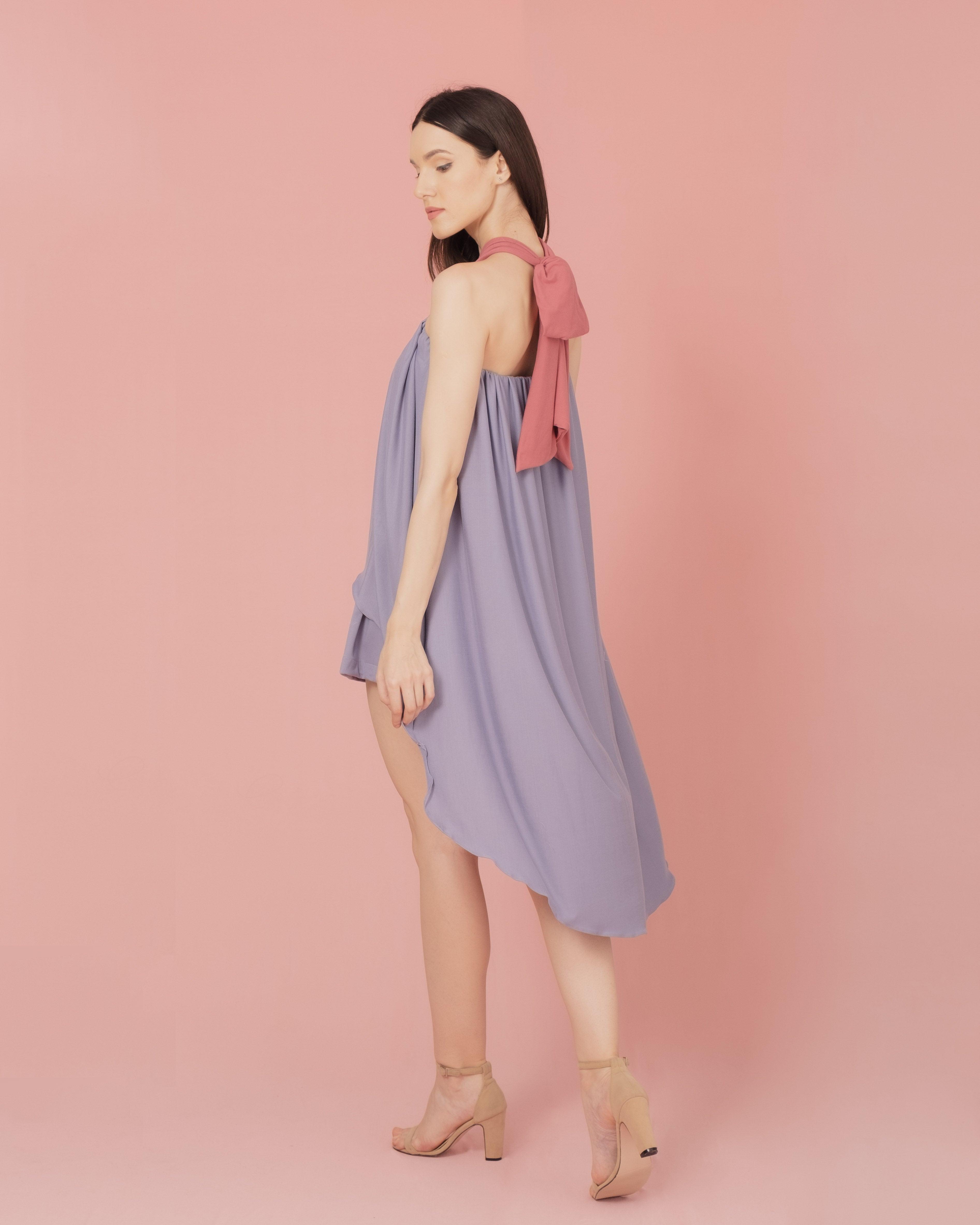 La Señorita Lorreta Shorts Set (Blue/Nude) | The Nest Attachment Parenting Hub