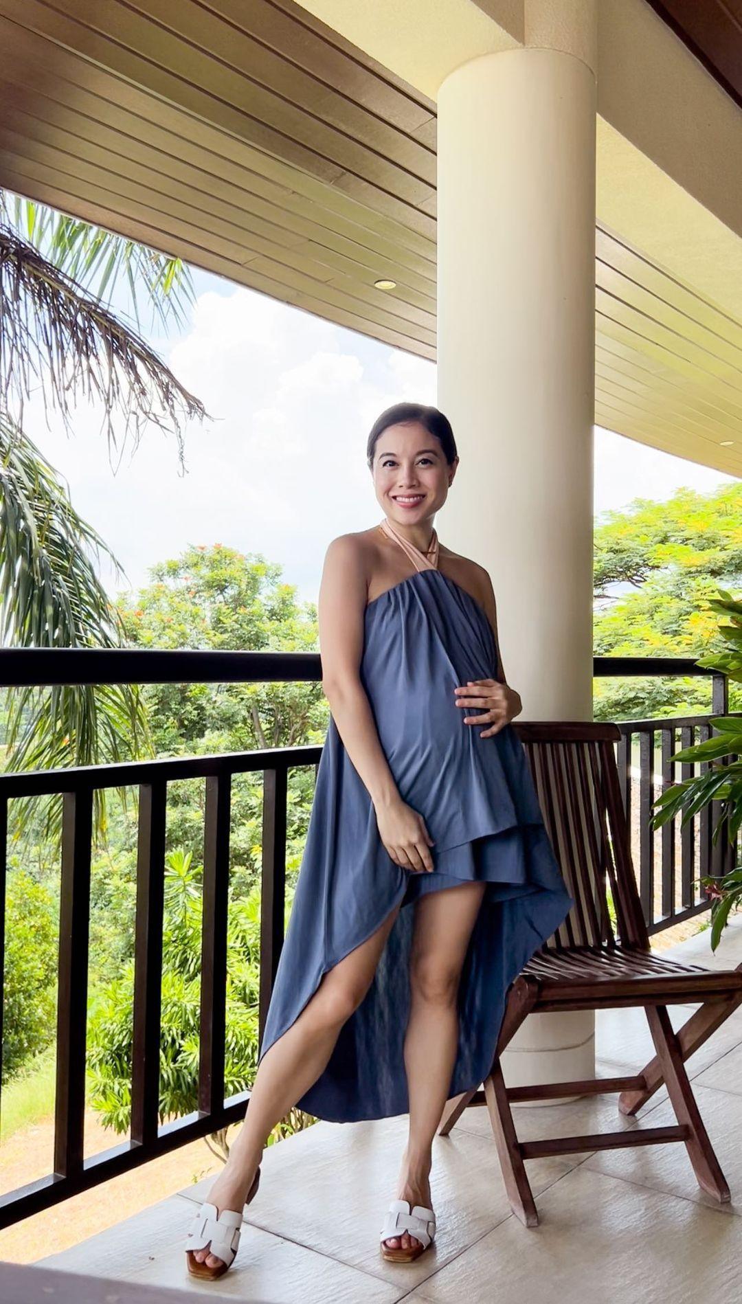 La Señorita Lorreta Shorts Set (Blue/Nude) | The Nest Attachment Parenting Hub