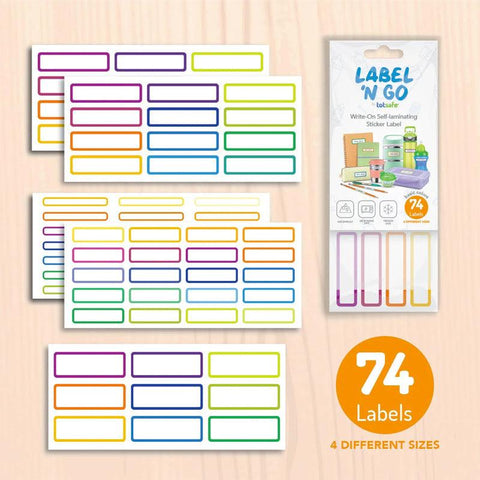 Label N Go Write-On Self Laminating Stickers | The Nest Attachment Parenting Hub