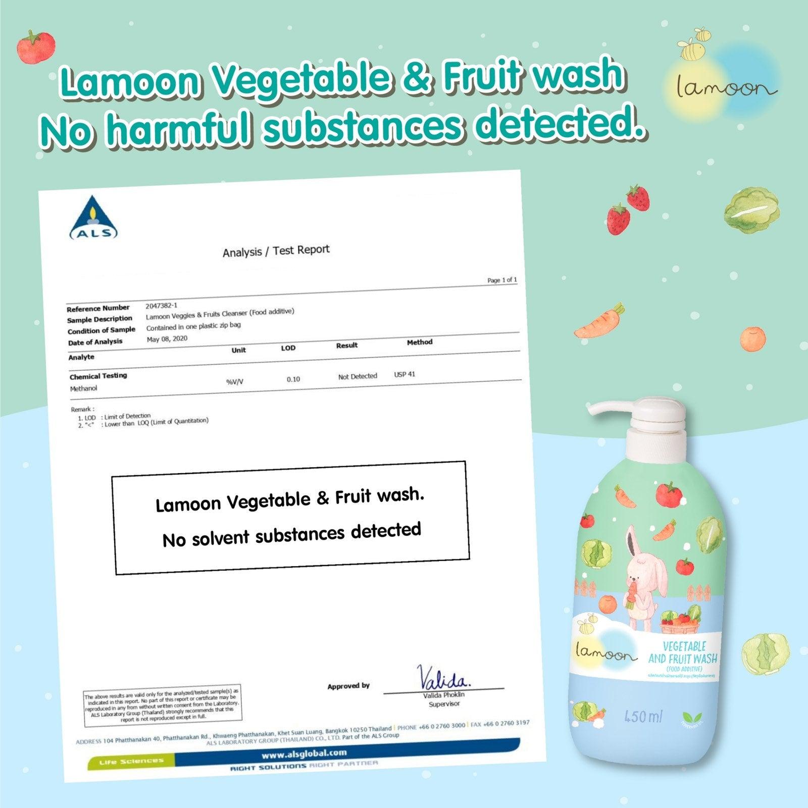 Lamoon Vegetable & Fruit Wash (Food Additive) | The Nest Attachment Parenting Hub