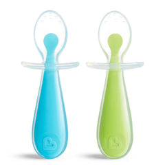 Munchkin Gentle Scoop Silicone Training Spoons 2-pack 6m+