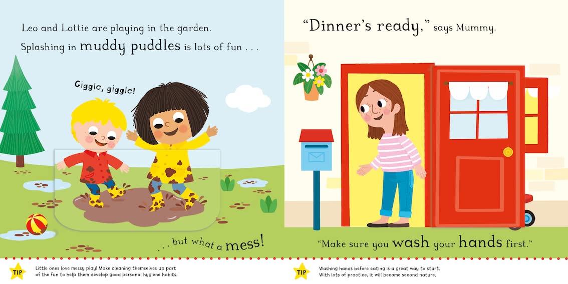 Campbell Big Steps Interactive Board Book: Let's Wash Our Hands | The Nest Attachment Parenting Hub