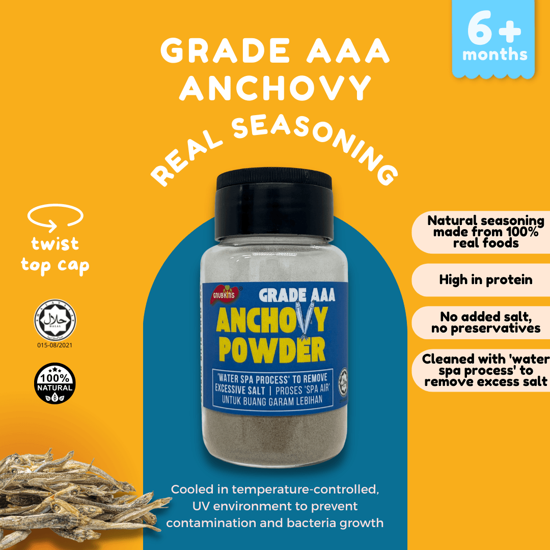 Gnubkins Grade AAA Anchovy Powder 6m+ | The Nest Attachment Parenting Hub