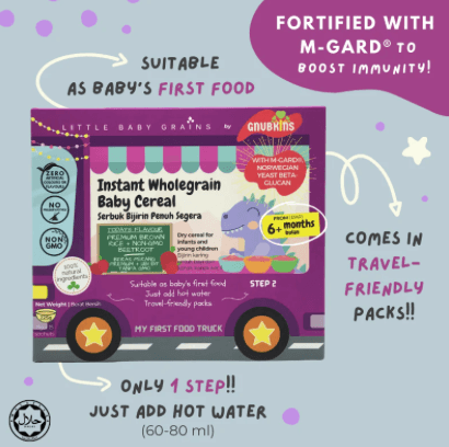 Gnubkins Instant Wholegrain Baby Cereal 6m+ | The Nest Attachment Parenting Hub