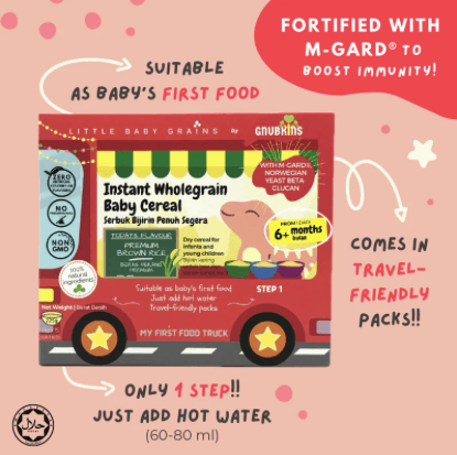 Gnubkins Instant Wholegrain Baby Cereal 6m+ | The Nest Attachment Parenting Hub