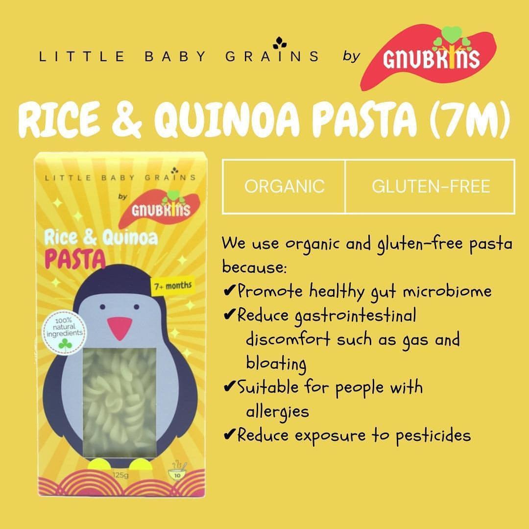 Gnubkins Rice & Quinoa Pasta (Gluten Free) 7m+ | The Nest Attachment Parenting Hub