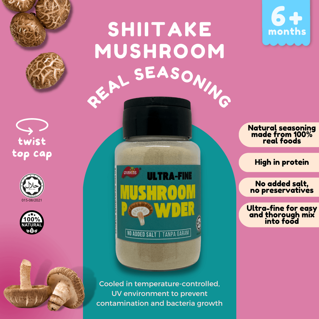 Gnubkins Ultra-Fine Mushroom Powder 6m+ | The Nest Attachment Parenting Hub