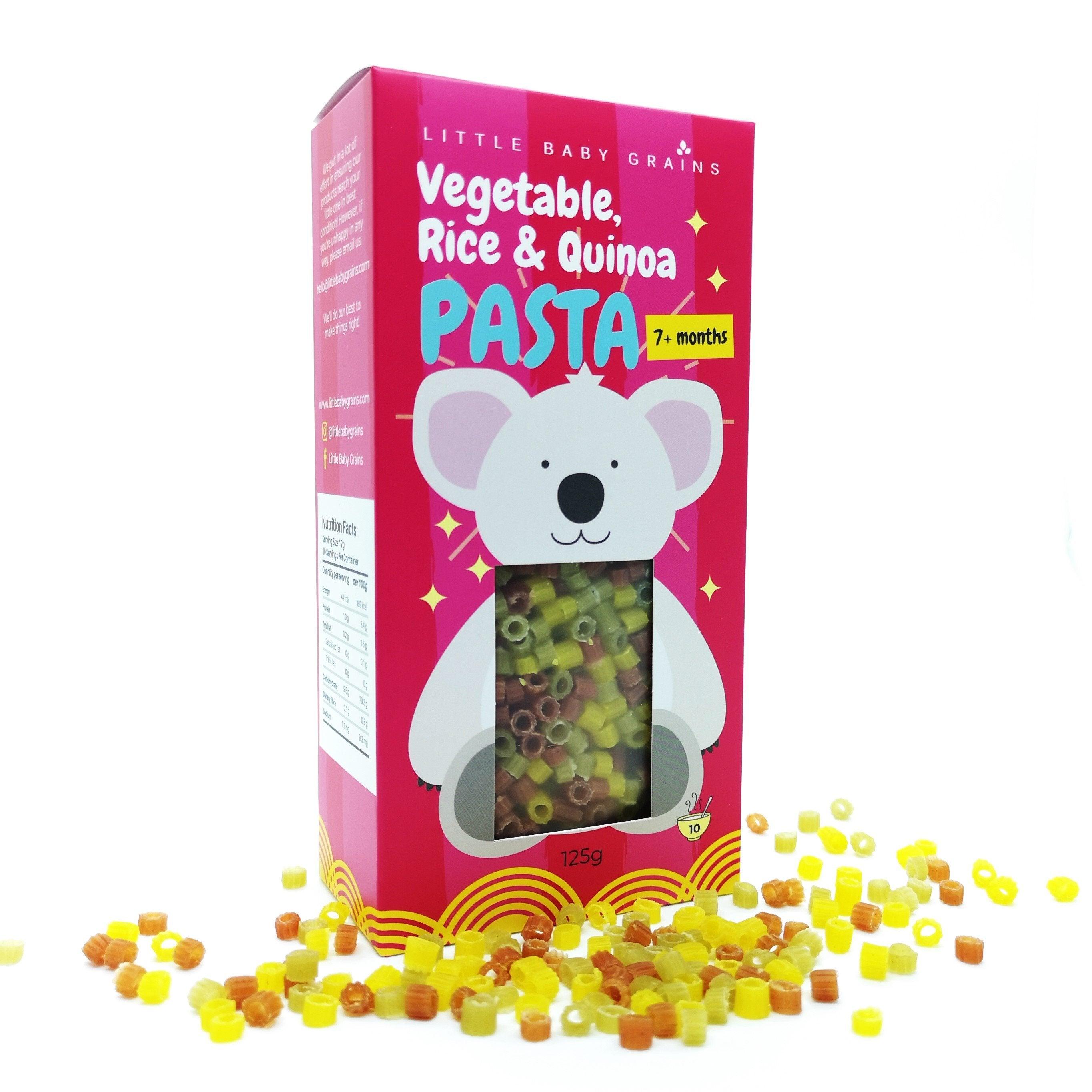 Gnubkins Vegetable, Rice & Quinoa Pasta (Gluten Free) 7m+ | The Nest Attachment Parenting Hub