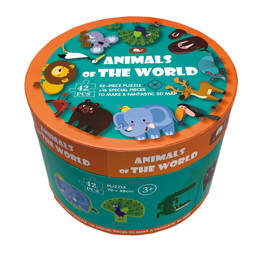 Little Fat Hugs Animals of the World Puzzle | The Nest Attachment Parenting Hub