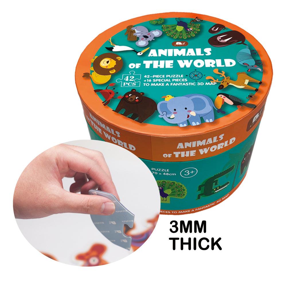 Little Fat Hugs Animals of the World Puzzle | The Nest Attachment Parenting Hub