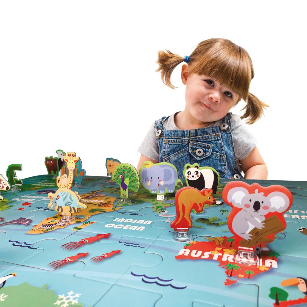 Little Fat Hugs Animals of the World Puzzle | The Nest Attachment Parenting Hub