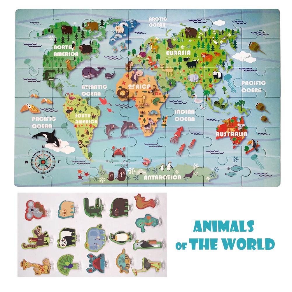 Little Fat Hugs Animals of the World Puzzle | The Nest Attachment Parenting Hub