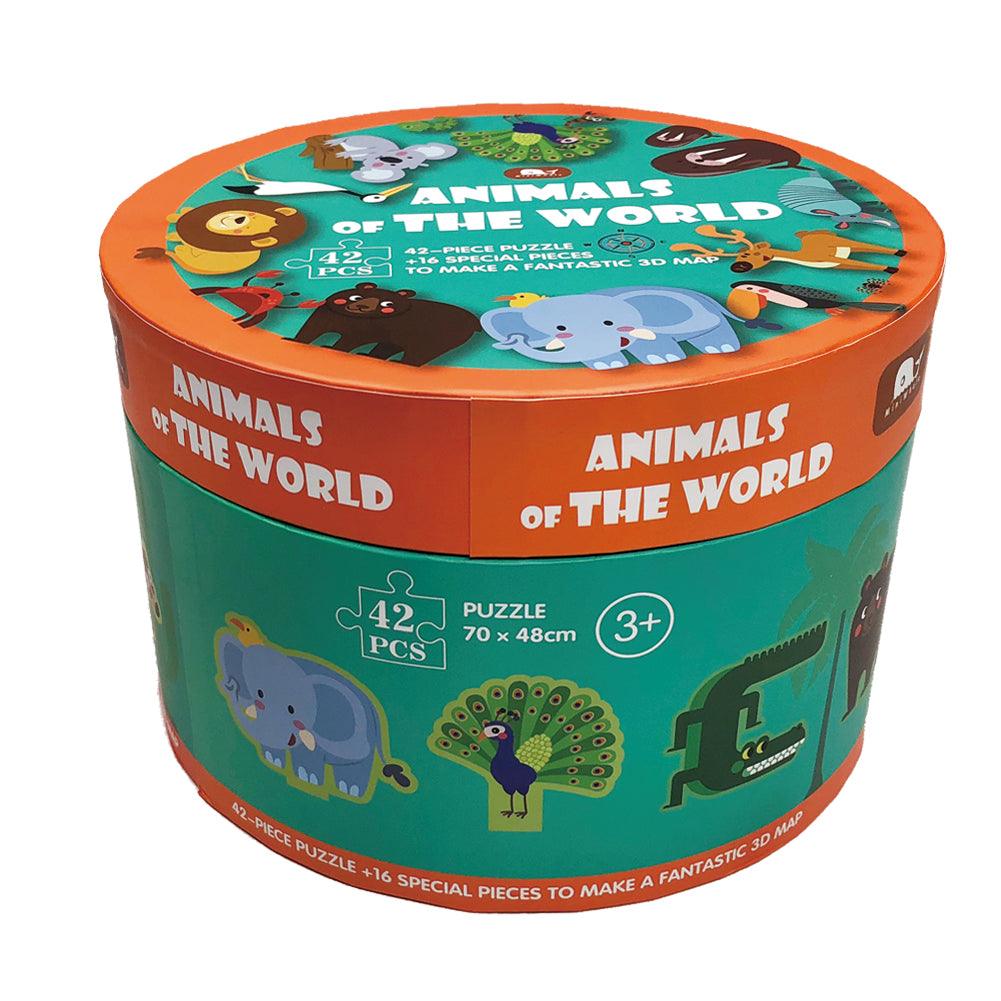 Little Fat Hugs Animals of the World Puzzle | The Nest Attachment Parenting Hub