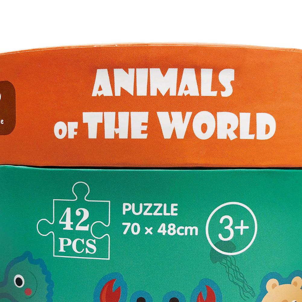 Little Fat Hugs Animals of the World Puzzle | The Nest Attachment Parenting Hub