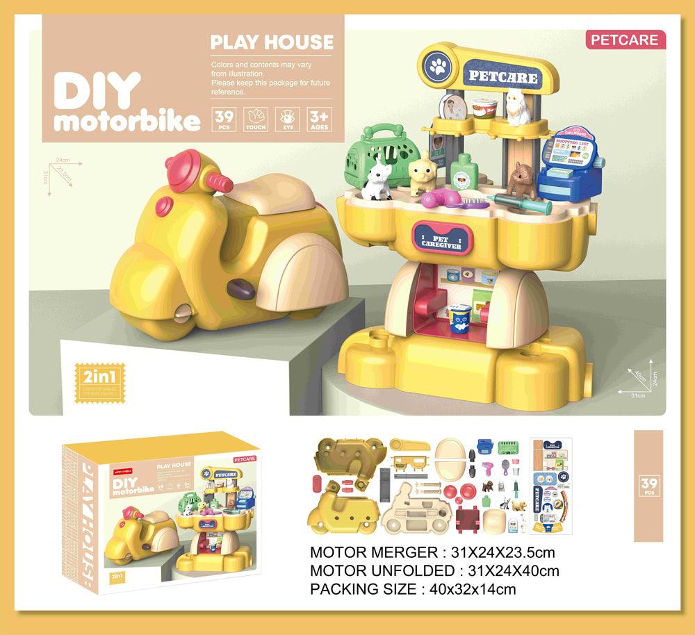 Little Fat Hugs DIY Playhouse Motorbike | The Nest Attachment Parenting Hub