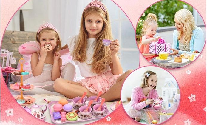 Little Fat Hugs Floral Afternoon Tea Set 3+ | The Nest Attachment Parenting Hub