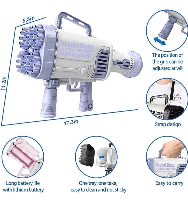 Little Fat Hugs Rocket Boom Bubble Gun | The Nest Attachment Parenting Hub