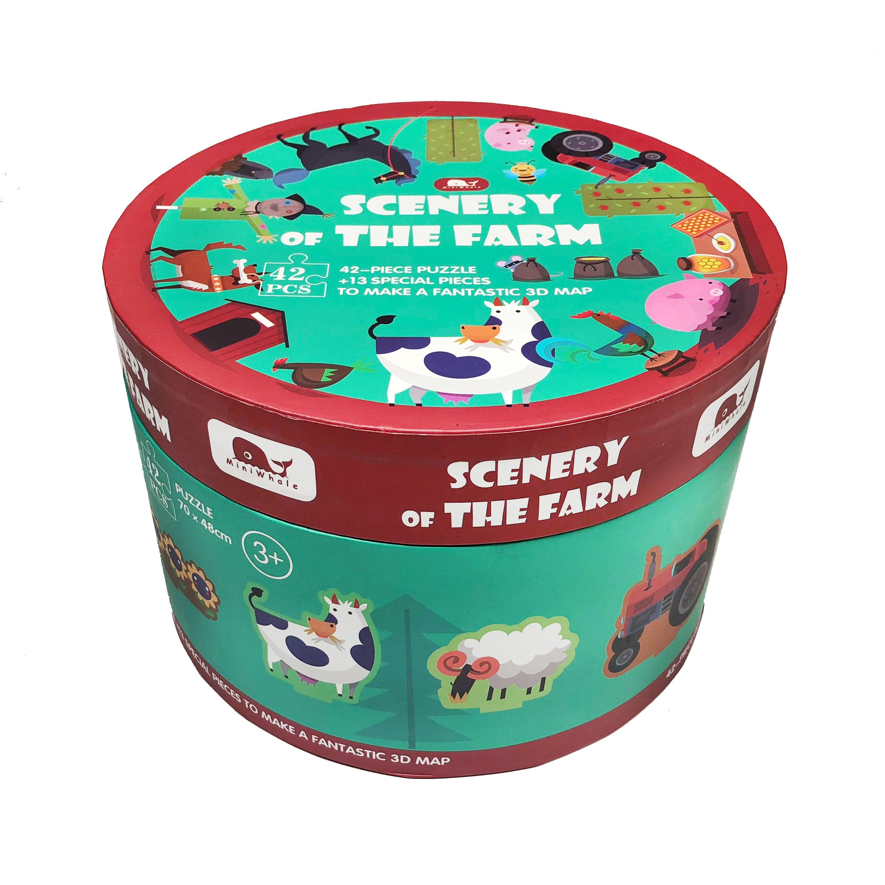 Little Fat Hugs Scenery of the Farm Puzzle | The Nest Attachment Parenting Hub