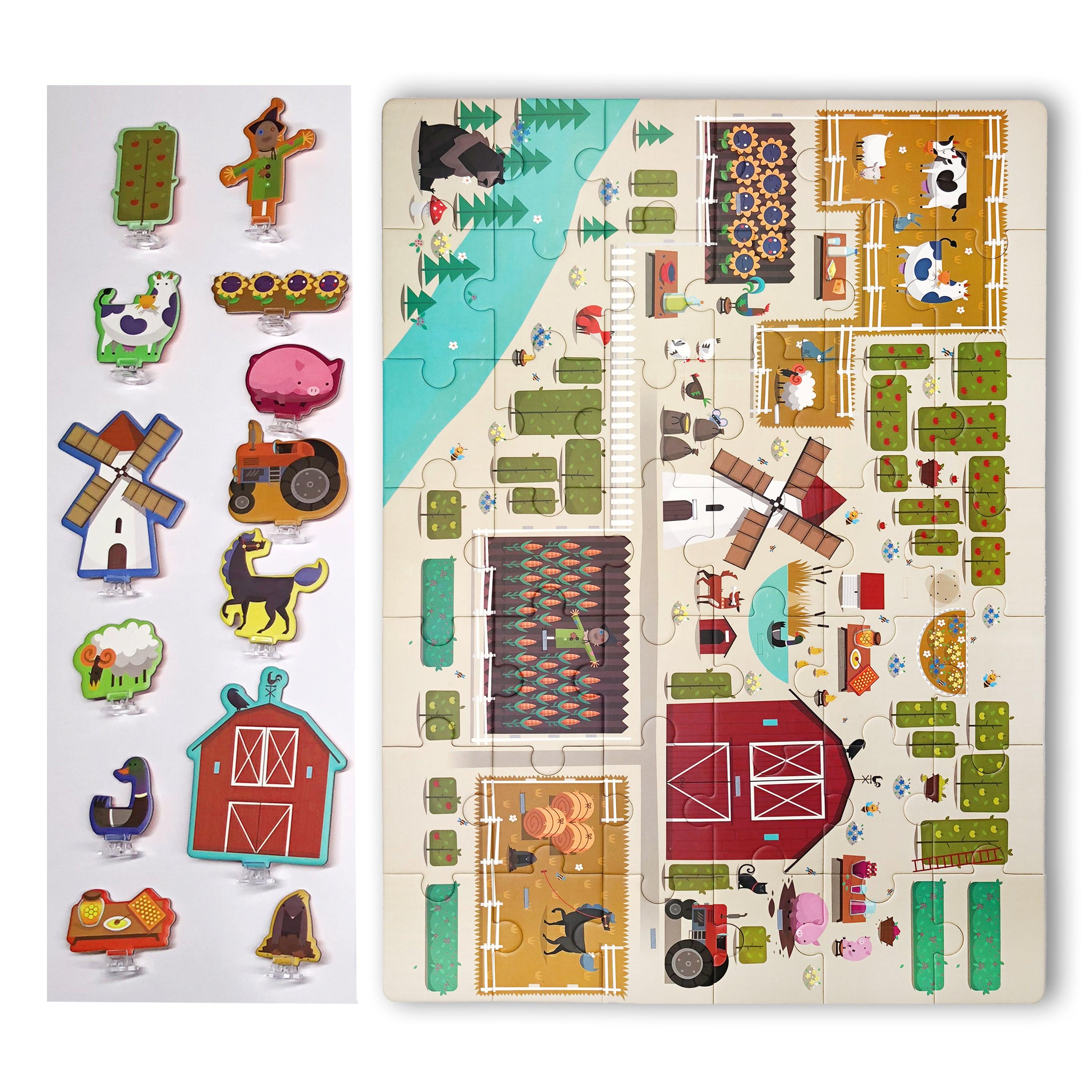 Little Fat Hugs Scenery of the Farm Puzzle | The Nest Attachment Parenting Hub