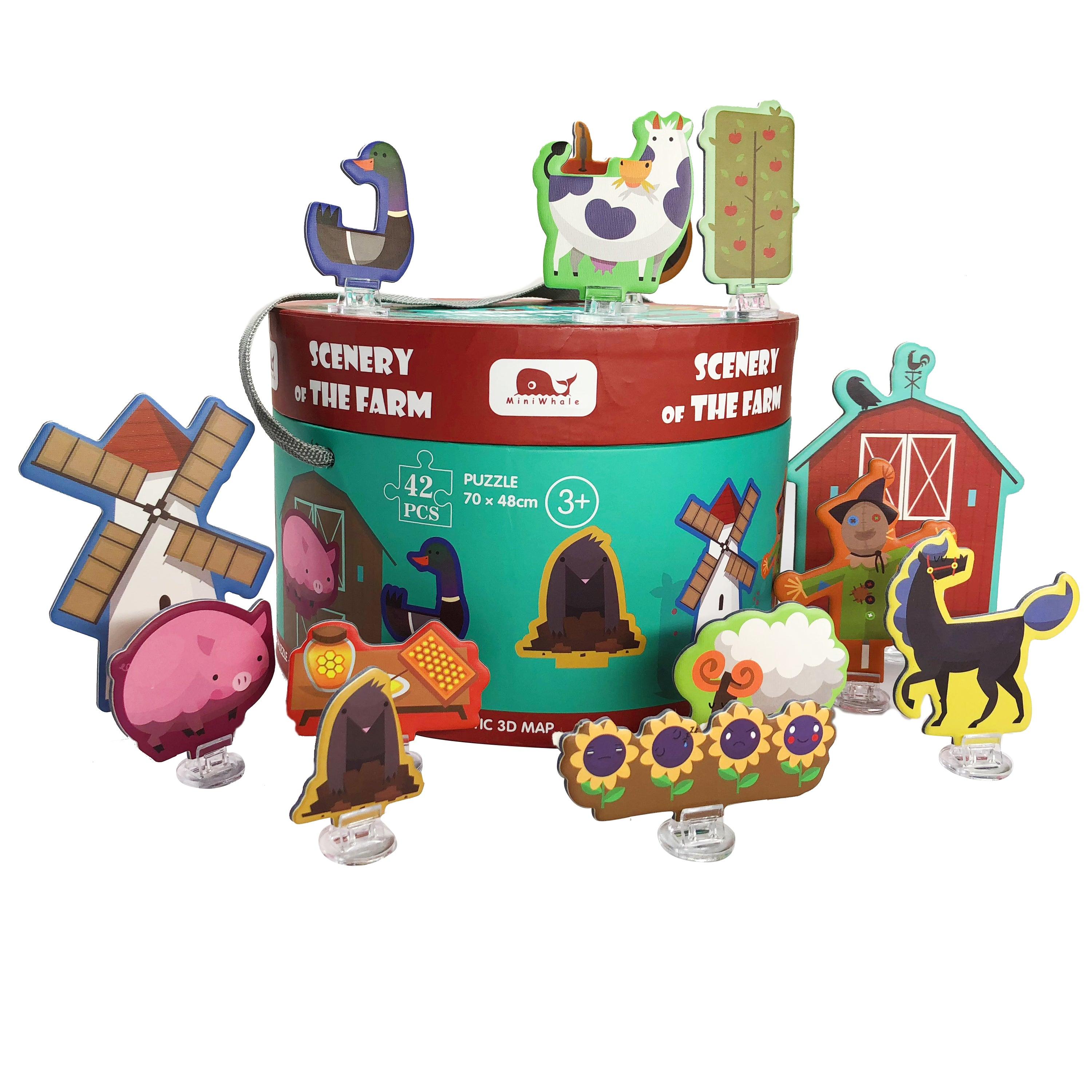 Little Fat Hugs Scenery of the Farm Puzzle | The Nest Attachment Parenting Hub