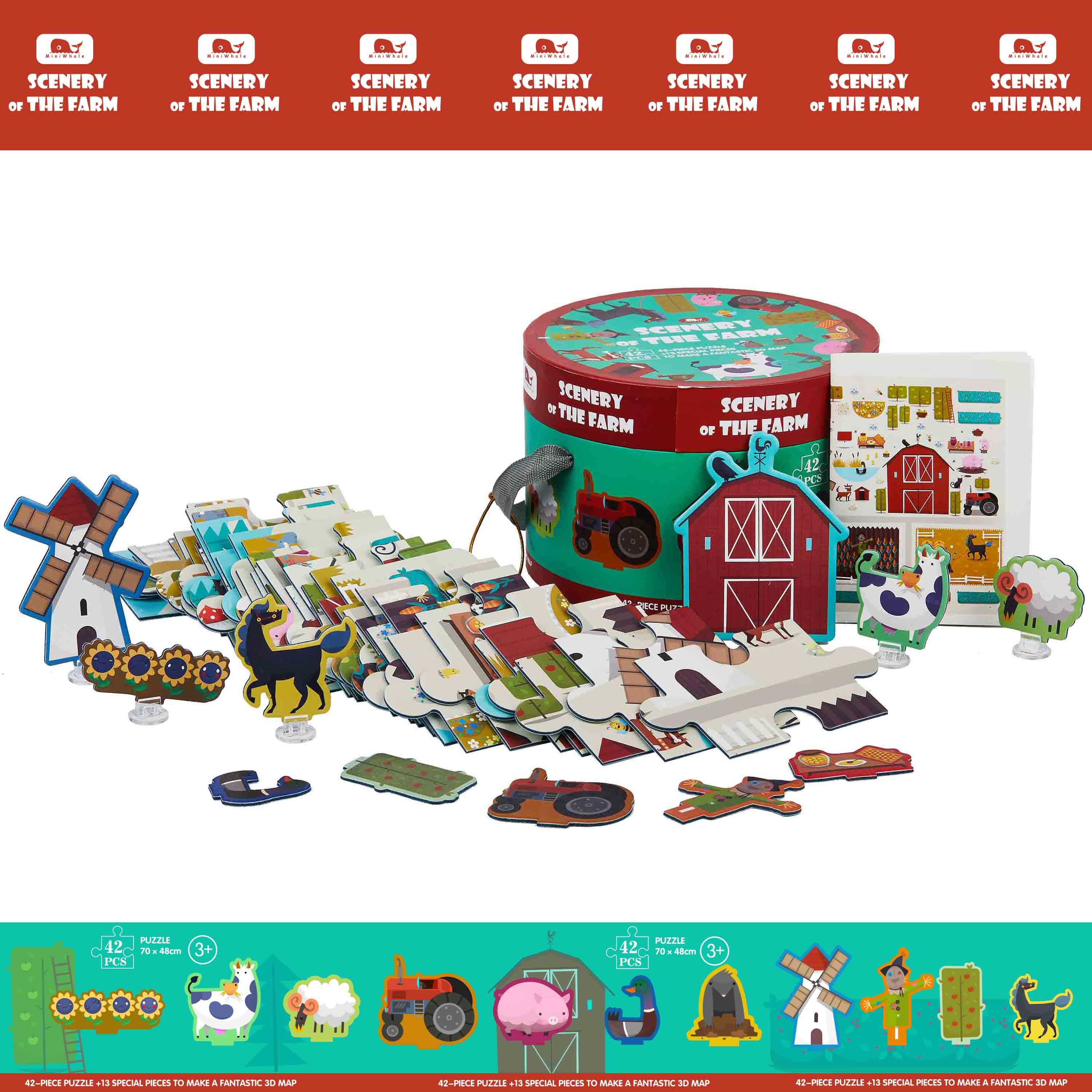 Little Fat Hugs Scenery of the Farm Puzzle | The Nest Attachment Parenting Hub