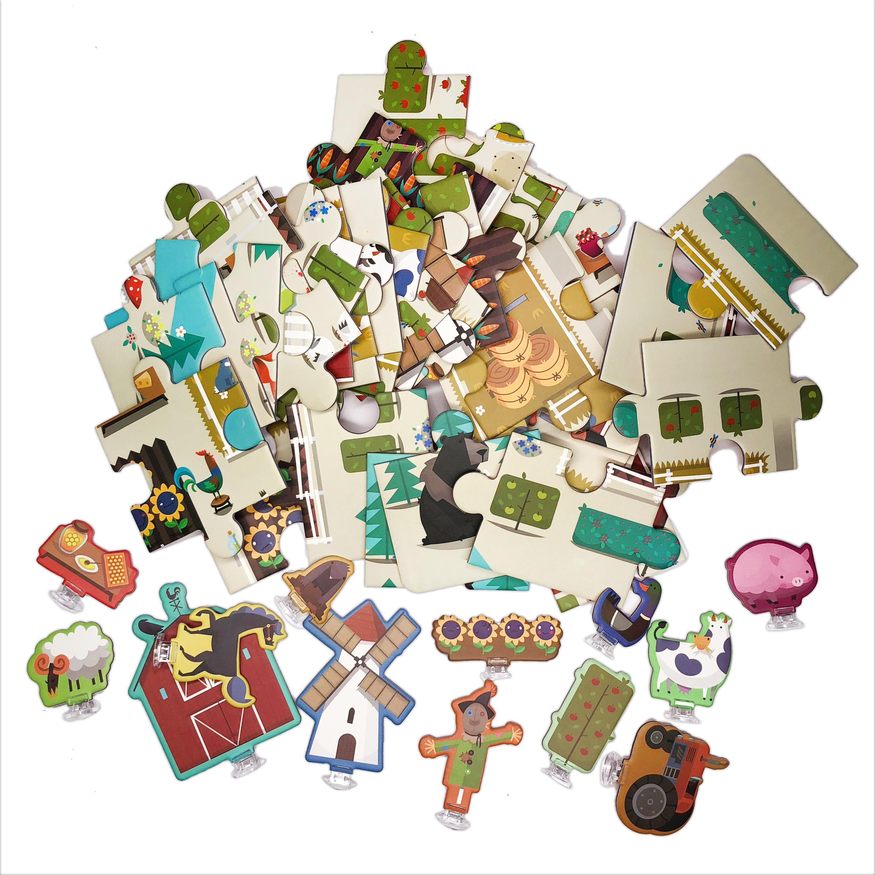 Little Fat Hugs Scenery of the Farm Puzzle | The Nest Attachment Parenting Hub