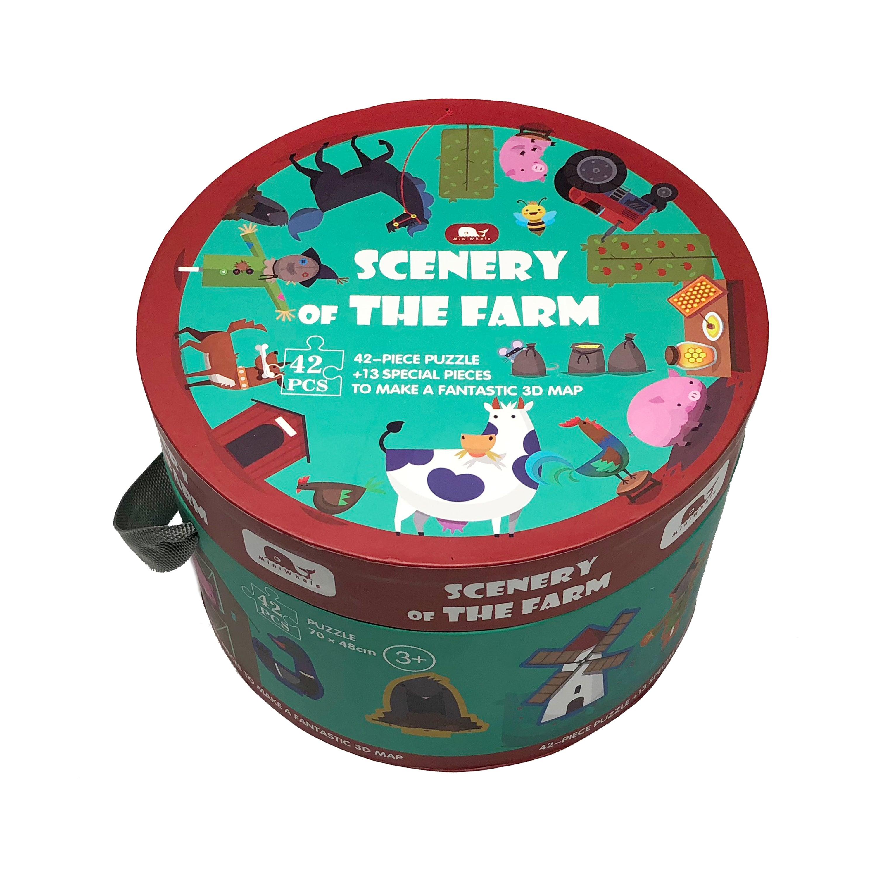 Little Fat Hugs Scenery of the Farm Puzzle | The Nest Attachment Parenting Hub