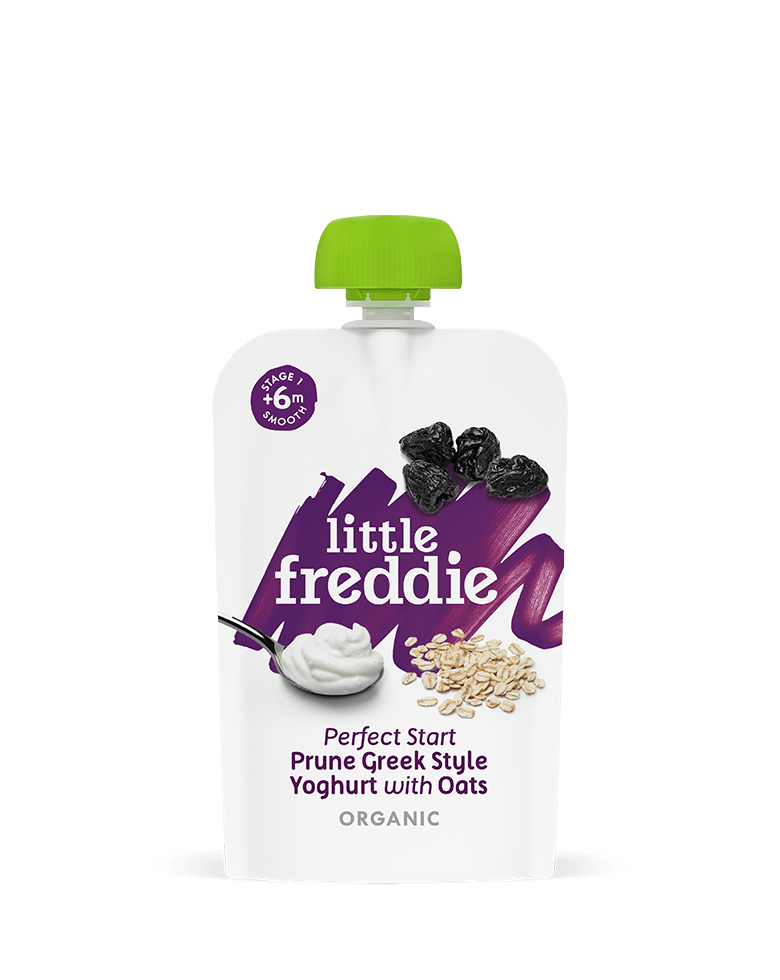 Little Freddie Organic Puree - Perfect Start Prune Greek Style Yoghurt With Oats | The Nest Attachment Parenting Hub