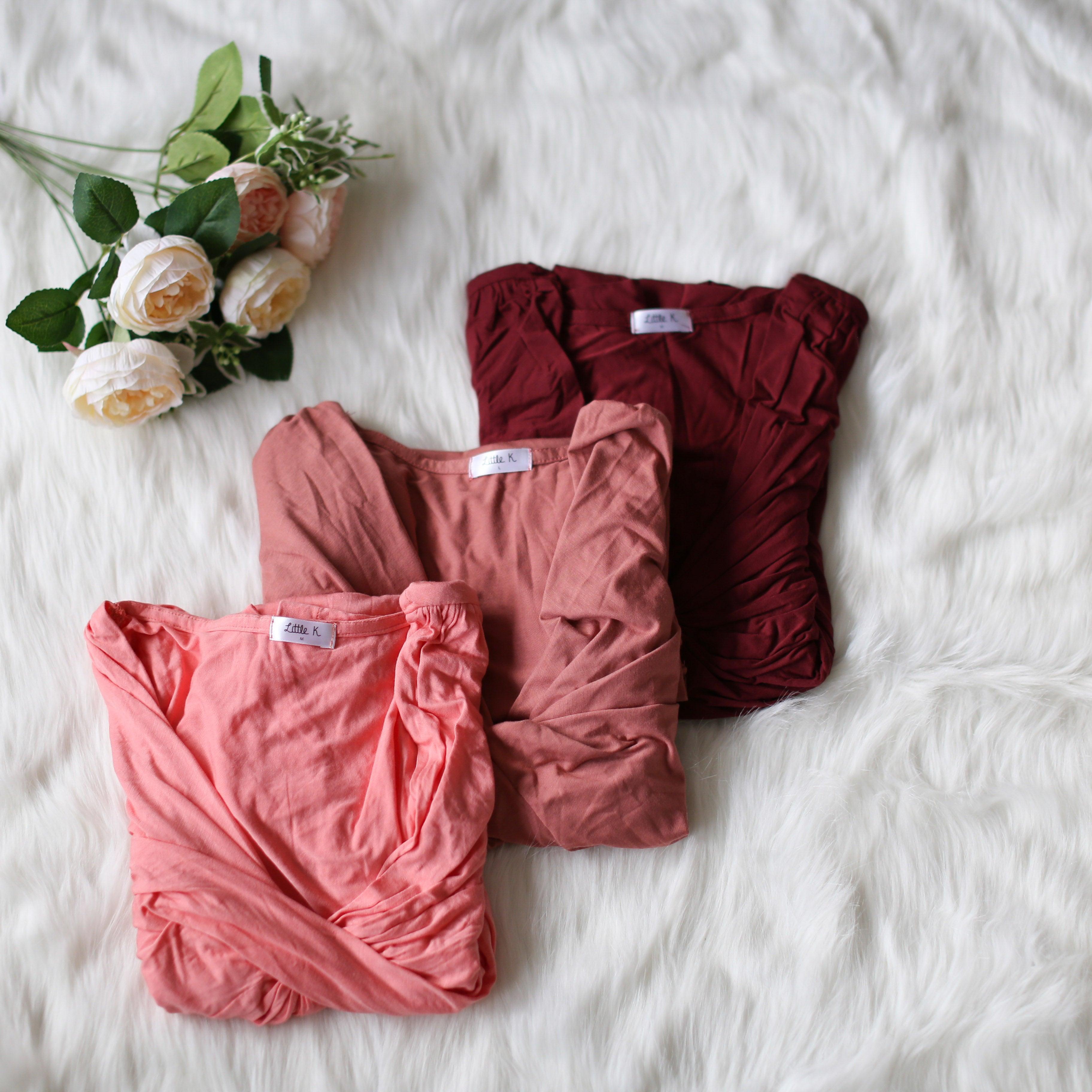 Little K Bamboo Mama PJ Cornflower | The Nest Attachment Parenting Hub