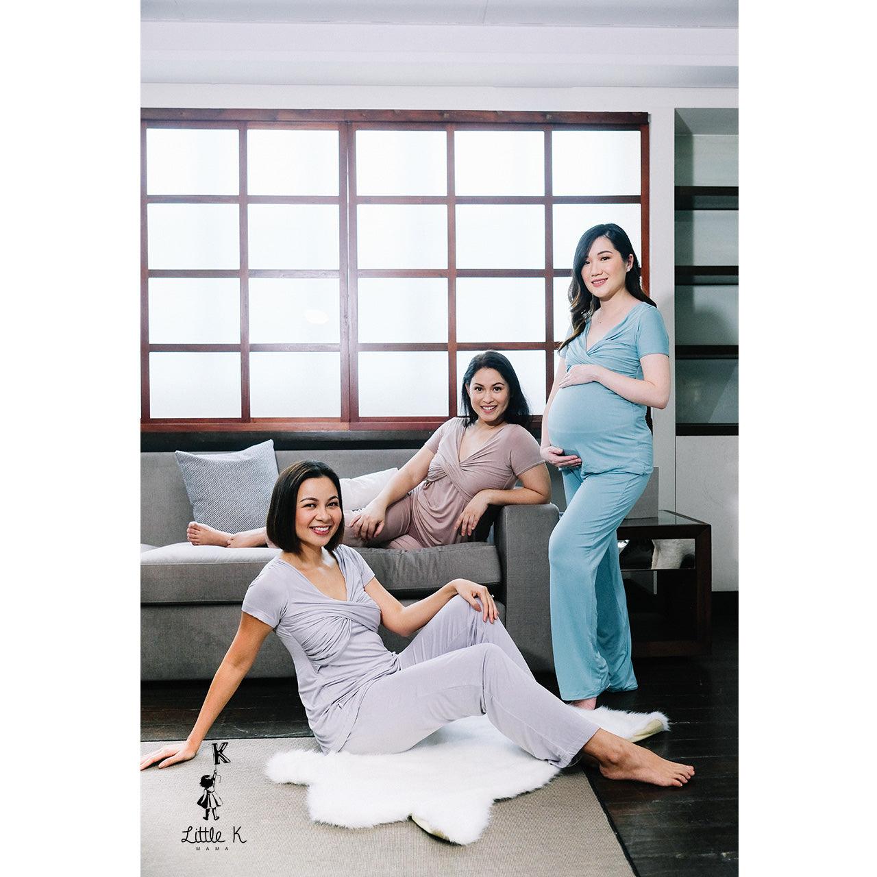 Little K Bamboo Mama PJ Fleshy Pink | The Nest Attachment Parenting Hub