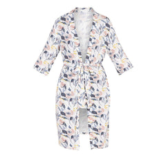 Little K Bamboo Mommy Robe Pastel Florals | The Nest Attachment Parenting Hub