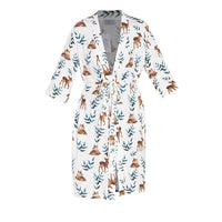 Little K Bamboo Mommy Robe Spring Deer | The Nest Attachment Parenting Hub