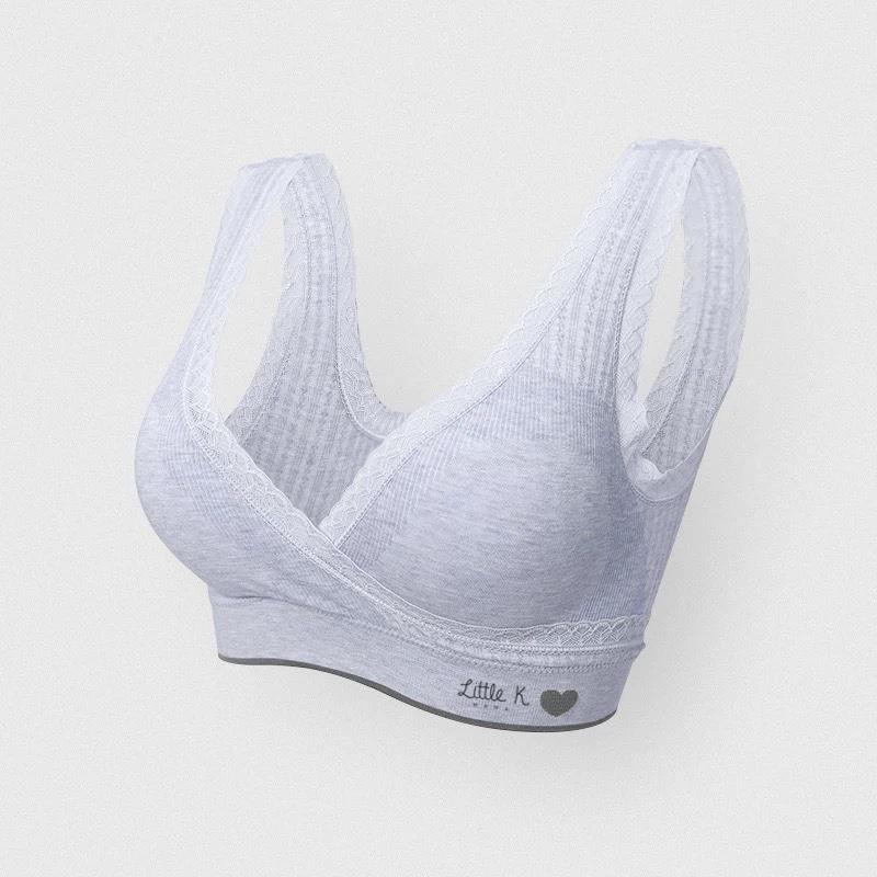 Little K Crossover Sleep Bra Blue | The Nest Attachment Parenting Hub