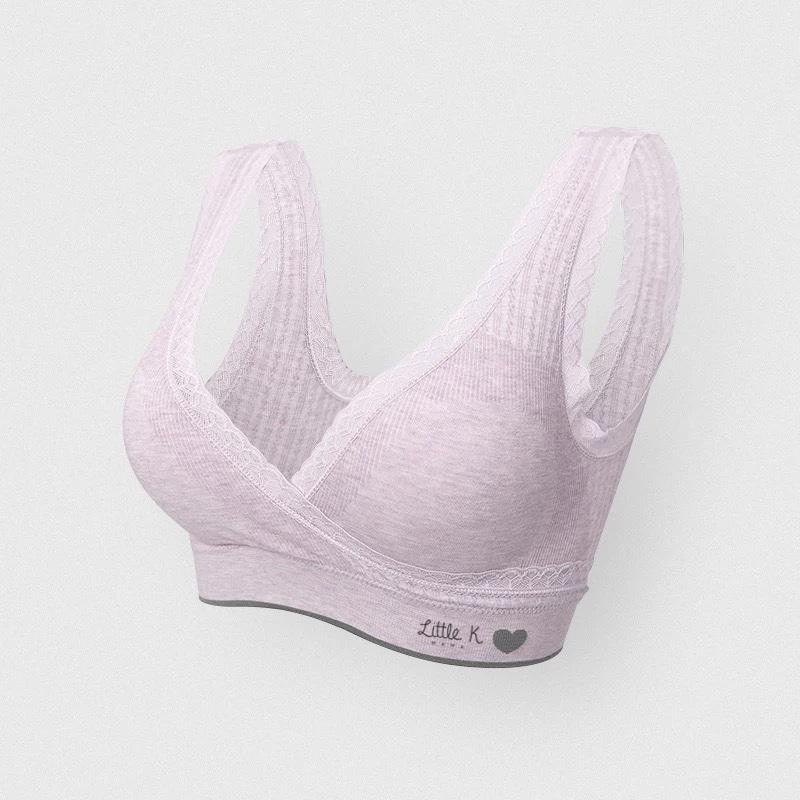 Little K Crossover Sleep Bra Purple | The Nest Attachment Parenting Hub