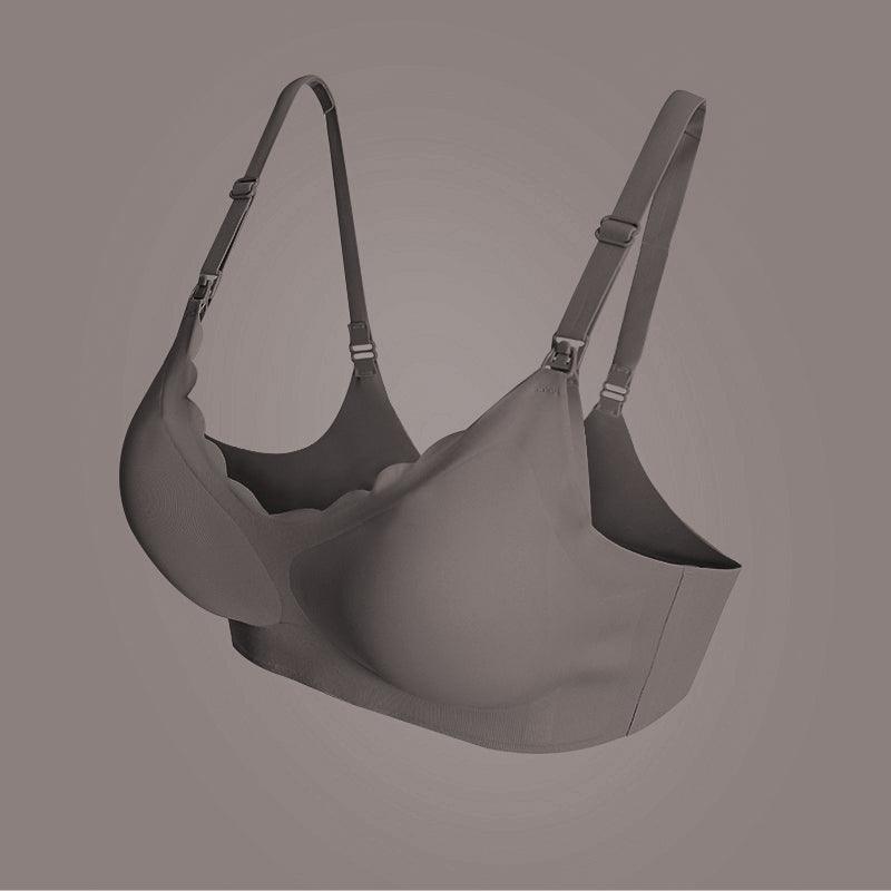 Little K Ice Silk Seamless Nursing Bra Cream | The Nest Attachment Parenting Hub